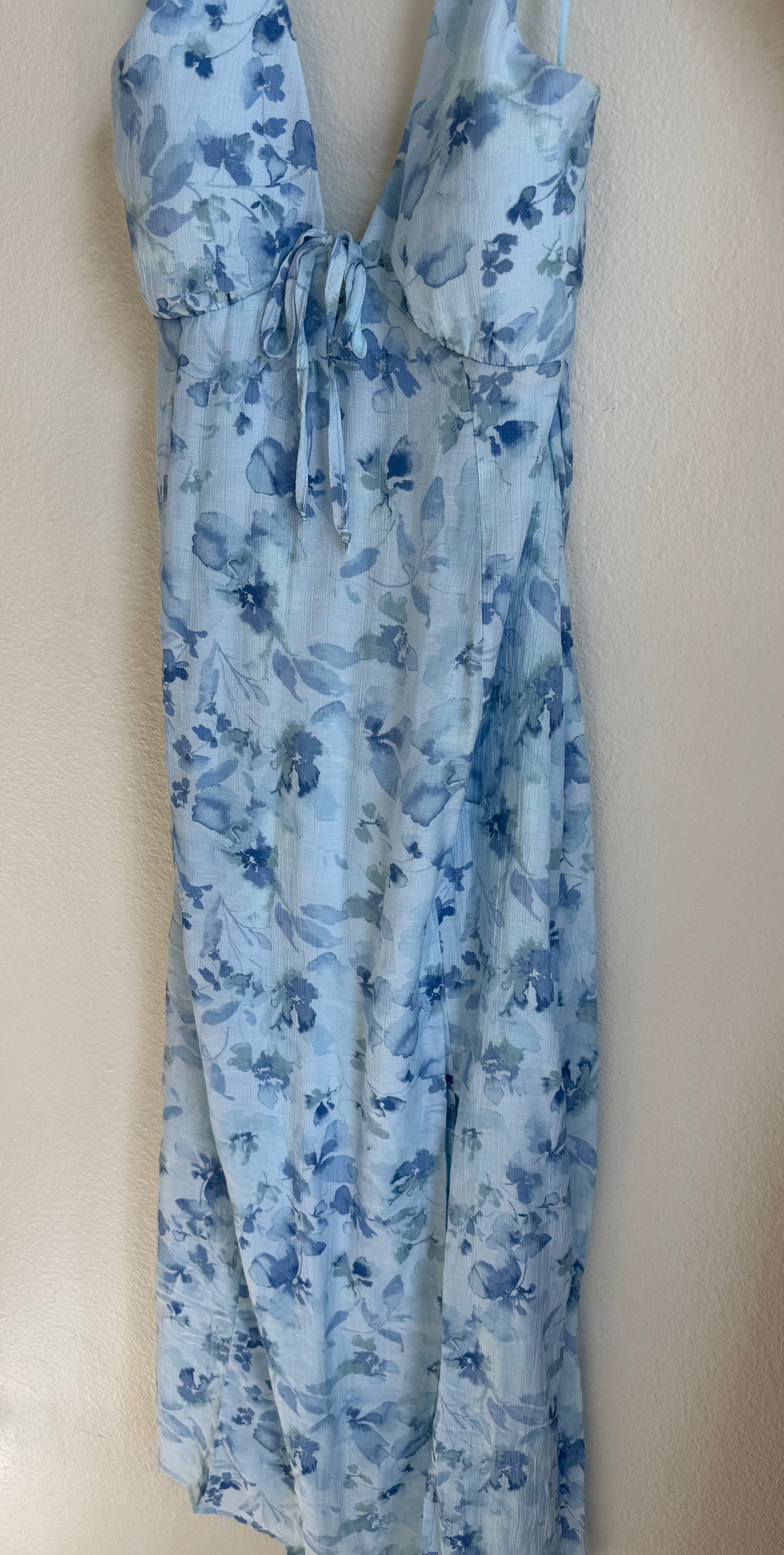 Blue Floral Dress